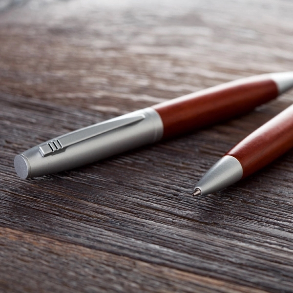 Wood twist action ballpoint pen.... from ASI 31517 Admart Products / Admart Line