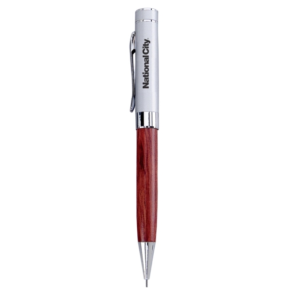 Wood twist action mechanical lead pencil... from ASI 31517 Admart Products / Admart Line