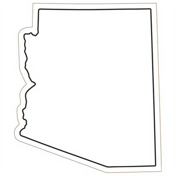 3.09" x 2.69" Arizona state-shaped magnet with a four color imprint... from ASI 68507 The Magnet Group / Magnet LLC™