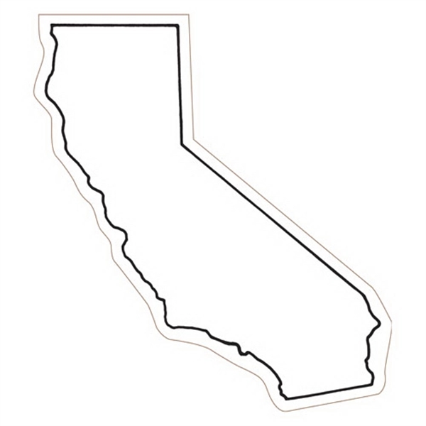 3.63" x 3.28" California state-shaped magnet with a four color imprint... from ASI 68507 The Magnet Group / Magnet LLC™