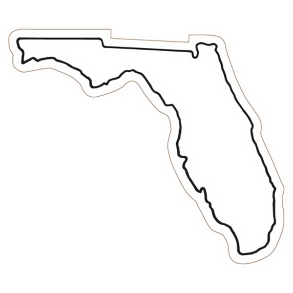 2.75" x 3.25" Florida state-shaped magnet with a four color imprint... from ASI 68507 The Magnet Group / Magnet LLC™