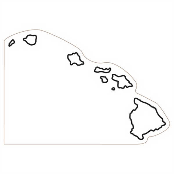 2.44" x 3.5" Hawaii state-shaped magnet with a four color imprint... from ASI 68507 The Magnet Group / Magnet LLC™