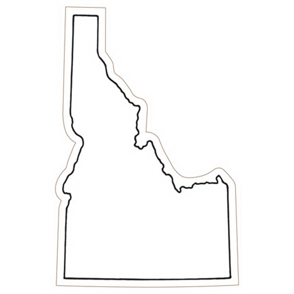 3.81" x 2.5" Idaho state-shaped magnet with a four color imprint... from ASI 68507 The Magnet Group / Magnet LLC™