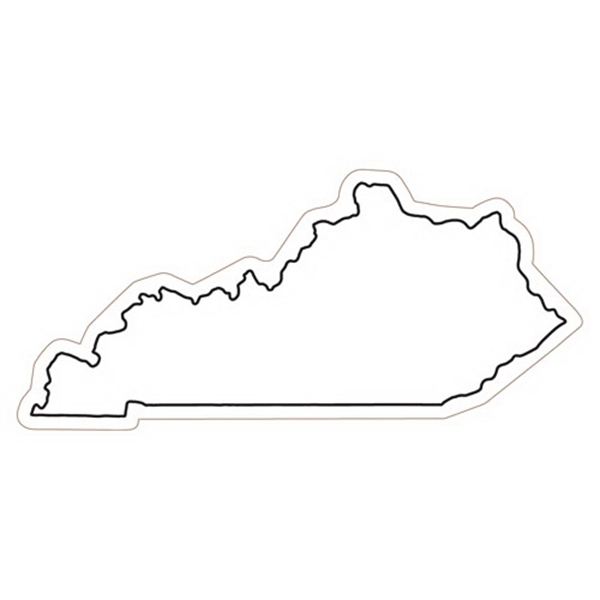 1.91" x 4.13" Kentucky state-shaped magnet with a four color imprint... from ASI 68507 The Magnet Group / Magnet LLC™