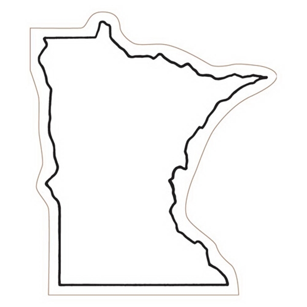 3" x 2.59" Minnesota state-shaped magnet with a four color imprint... from ASI 68507 The Magnet Group / Magnet LLC™