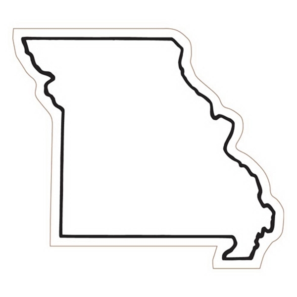 2.66" x 3" Missouri state-shaped magnet with a four color imprint... from ASI 68507 The Magnet Group / Magnet LLC™