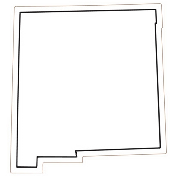 3.06" x 2.81" New Mexico state-shaped magnet with a four color... from ASI 68507 The Magnet Group / Magnet LLC™