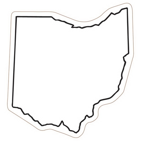 2.88" x 2.69" Ohio state-shaped magnet with a four color imprint... from ASI 68507 The Magnet Group / Magnet LLC™