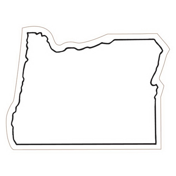2.44" x 3.25" Oregon state-shaped magnet with a four color imprint... from ASI 68507 The Magnet Group / Magnet LLC™