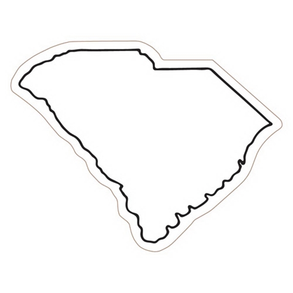 2.53" x 3.22" South Carolina state-shaped magnet with a four color... from ASI 68507 The Magnet Group / Magnet LLC™
