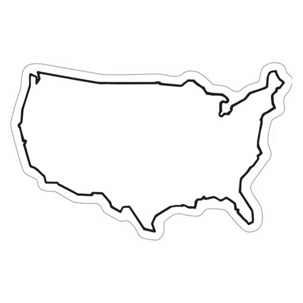 USA shaped magnet with customization.... from ASI 68507 The Magnet Group / Magnet LLC™