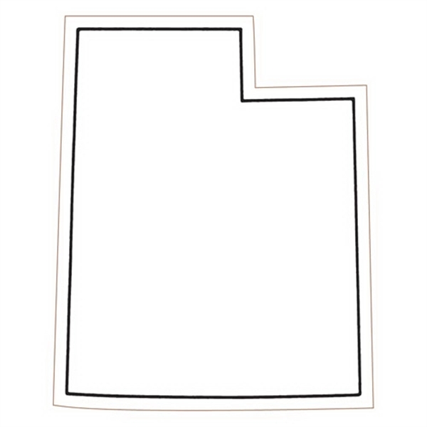 3.19" x 2.59" Utah state-shaped magnet with four color imprint on... from ASI 68507 The Magnet Group / Magnet LLC™