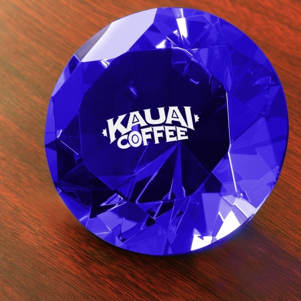 Crystal diamond paperweight.... from ASI 40544 Binaco / Binaline