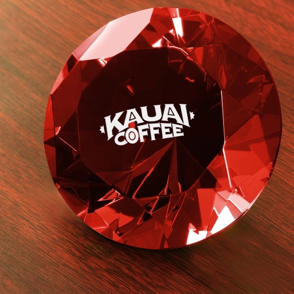 Crystal diamond paperweight.... from ASI 40544 Binaco / Binaline