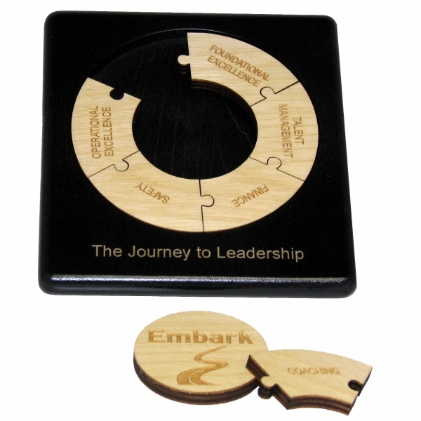 Laser cut jigsaw puzzle on solid wood base.... from ASI 88156 Solid Dimensions Inc / Solid Dimensions Line