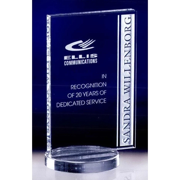 Avante award made of starphire crystal with texture and dimension for... from ASI 62985 J. Charles