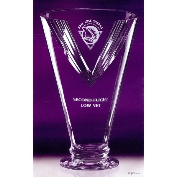 Victory cup made of 24% full lead crystal with the universal... from ASI 62985 J. Charles