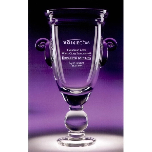 World Classy cup award made of very heavy hand-blown crystal with... from ASI 62985 J. Charles