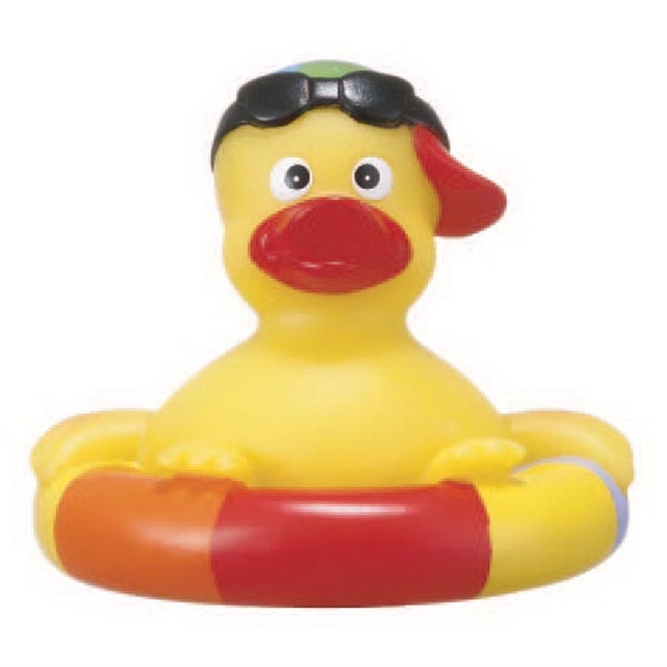Rubber Rainbow Colorful Bobbin Buddy Duck, Balanced and Weighted for Floating... from ASI 31977 Adline Industries Inc