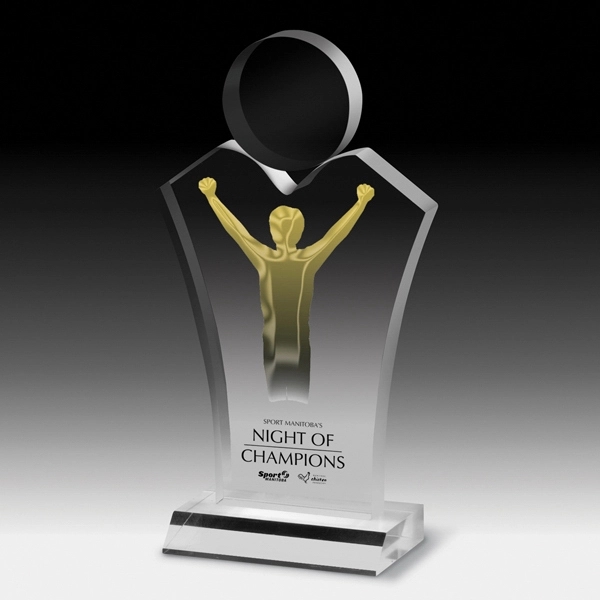 5 1/4" x 9 3/4" x 3/4" acrylic award with customization.... from ASI 62660 Innovation Line
