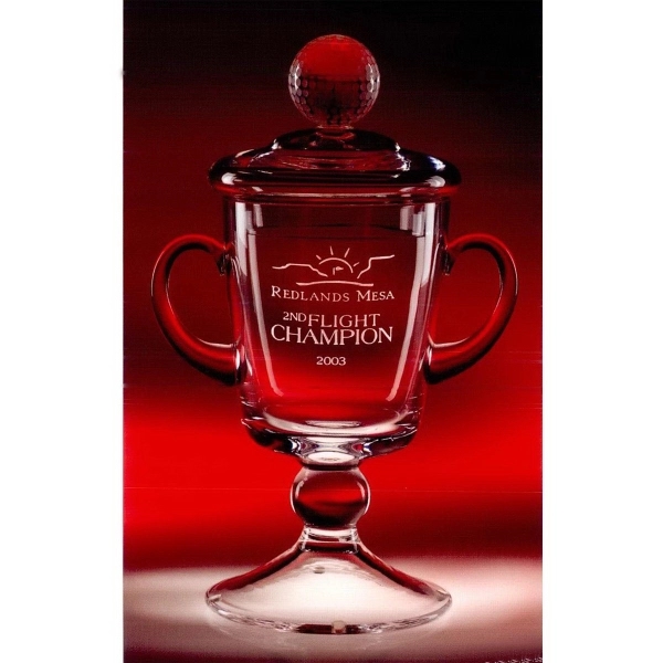 Cup Ranier award made of hand-blown crystal and highlighted by a... from ASI 62985 J. Charles