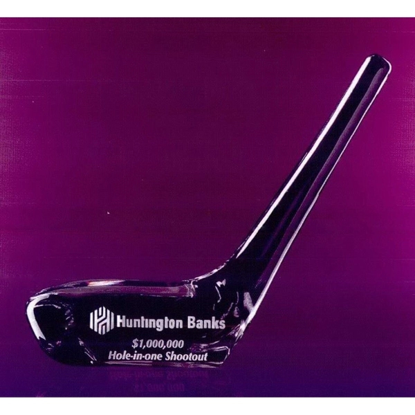 Glass golf club driver award for flight winners or longest drive... from ASI 62985 J. Charles