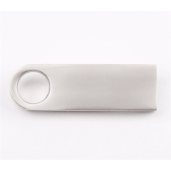 Silver metal loop USB flash drive with various memory capacities and... from ASI 37218 Athena Promo (tm)