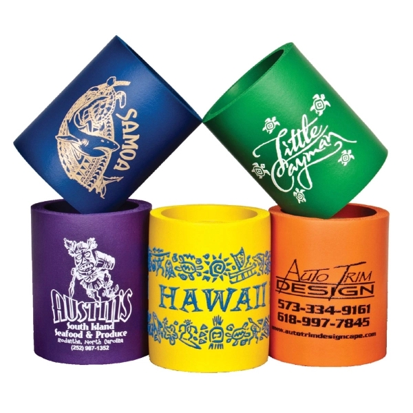 Original non-slip foam beverage can cooler.... from ASI 92868 US Poly Enterprise Inc / The Poly Line