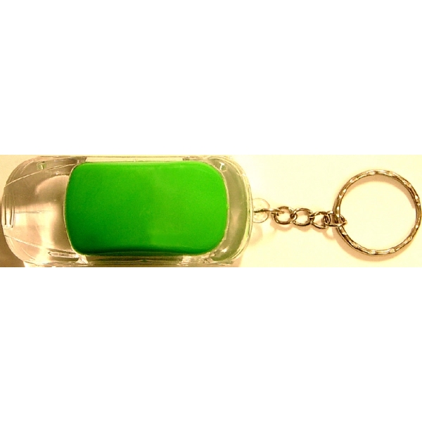 Car shape LED flashlight Key chain with on/off switch.... from ASI 74585 Nu Promo International / Nu Promo Line