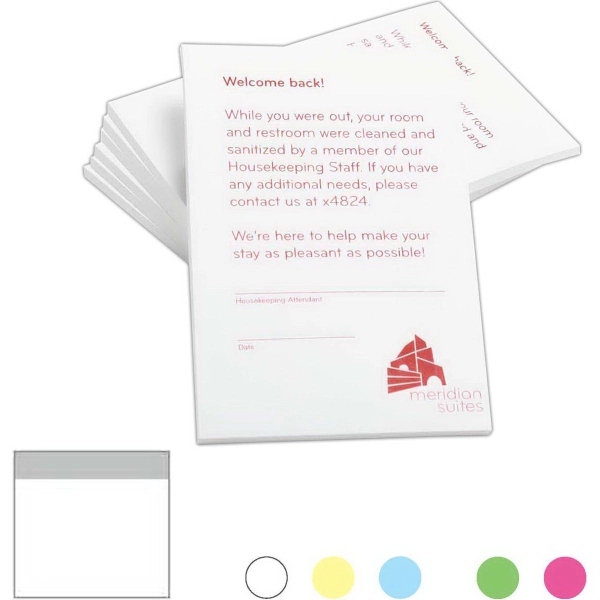 4" x 4" custom notes 50-sheet notepad, low quantity.... from ASI 81500 Navitor Inc / Navitor®