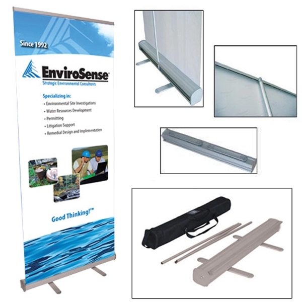 Banner with retractable stand.... from ASI 31570 Advantage Industries / AdVantage Line®