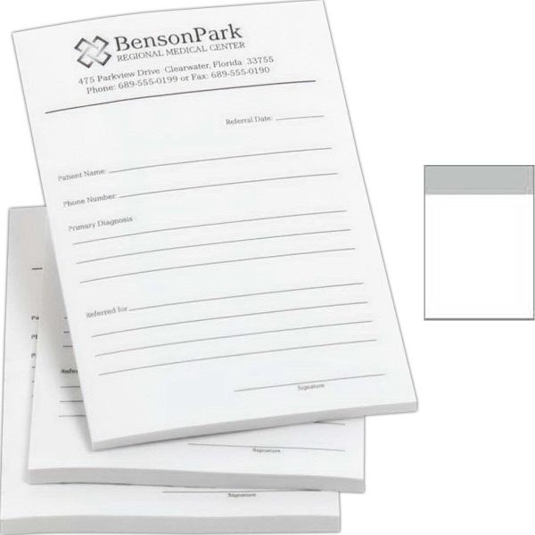 2" x 3" custom self adhesive -sheet notepad; long run.... from ASI 81500 Navitor Inc / Navitor®