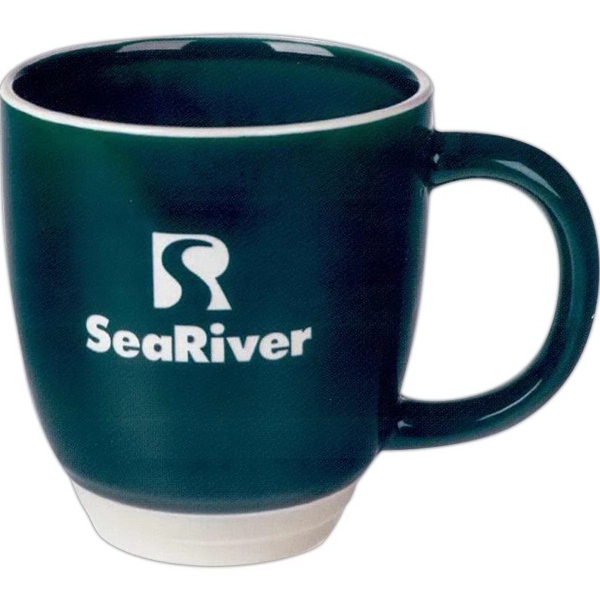 14 oz. Sunrise mug made of ceramic with soft shapes and... from ASI 62985 J. Charles