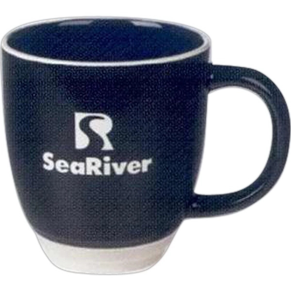 14 oz. Sunrise mug made of ceramic with soft shapes and... from ASI 62985 J. Charles