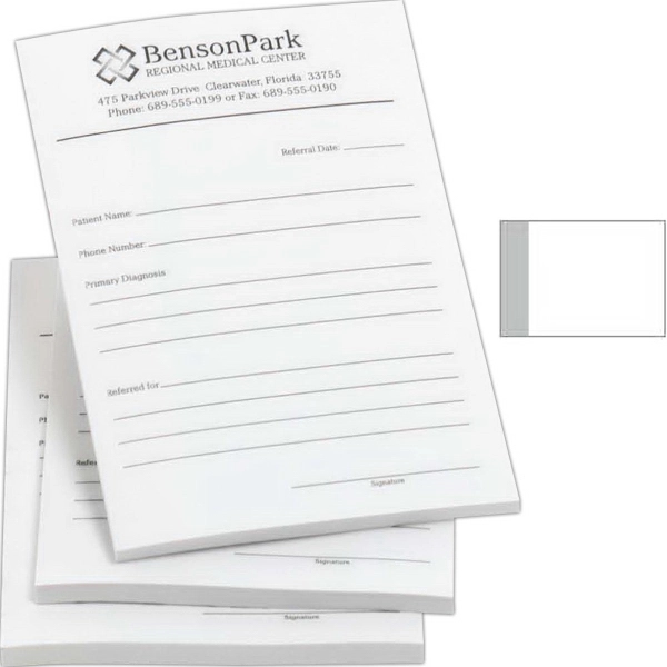 2 3/4" x 3" custom printed notepad; long run.... from ASI 81500 Navitor Inc / Navitor®