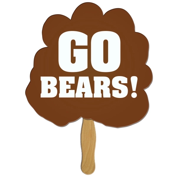 Paw shape fast fan with wooden stick.... from ASI 67620 Lion Circle Corp / Lion/Circle