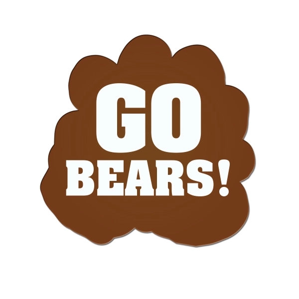 Paw shaped window sign with suction cup (not attached), 8" x... from ASI 67620 Lion Circle Corp / Lion/Circle