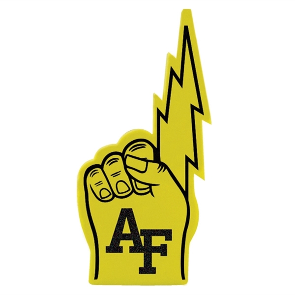 Foam lightning bolt hand, 18" x 8.75" x 1" with a... from ASI 54886 Foamworx / FoamWorx