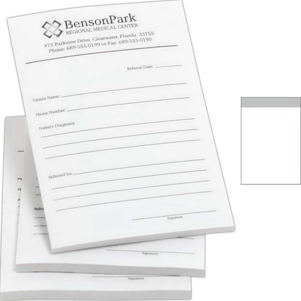 4" x 6" custom printed notepad; long run.... from ASI 81500 Navitor Inc / Navitor®