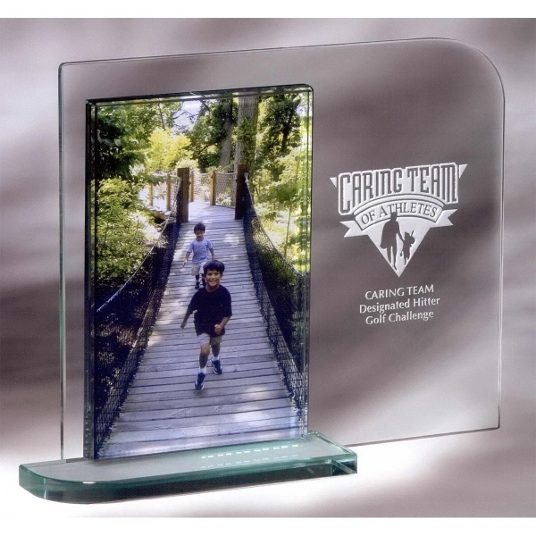 Mainliner picture frame made of jade crystal that fits a 4"... from ASI 62985 J. Charles