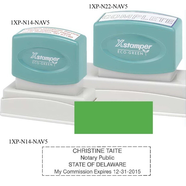 Pre-inked stamp.... from ASI 81500 Navitor Inc / Navitor Specialty Products