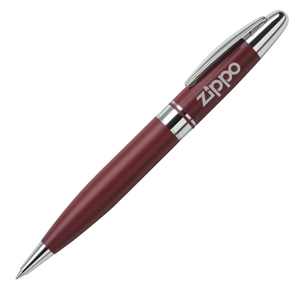 Twist action heavy brass ballpoint pen with a chrome plated barrel... from ASI 40544 Binaco