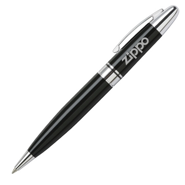 Twist action heavy brass ballpoint pen with a chrome plated barrel... from ASI 40544 Binaco