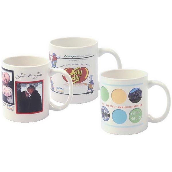 11 oz. white mug with full color process imprint.... from ASI 81500 Navitor Inc / Navitor®