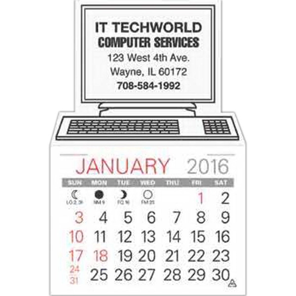 13-month calendar pad with adhesive backing.... from ASI 81500 Navitor Inc / Navitor®