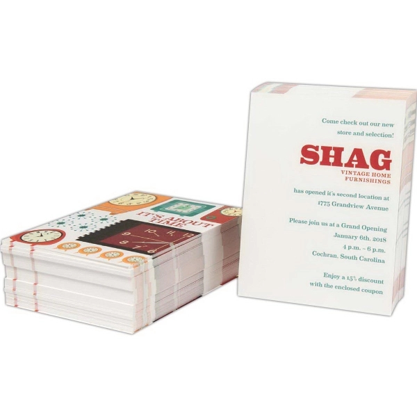 Short run full color white 14 pt. announcements - cards, 5... from ASI 81500 Navitor Inc / Navitor®