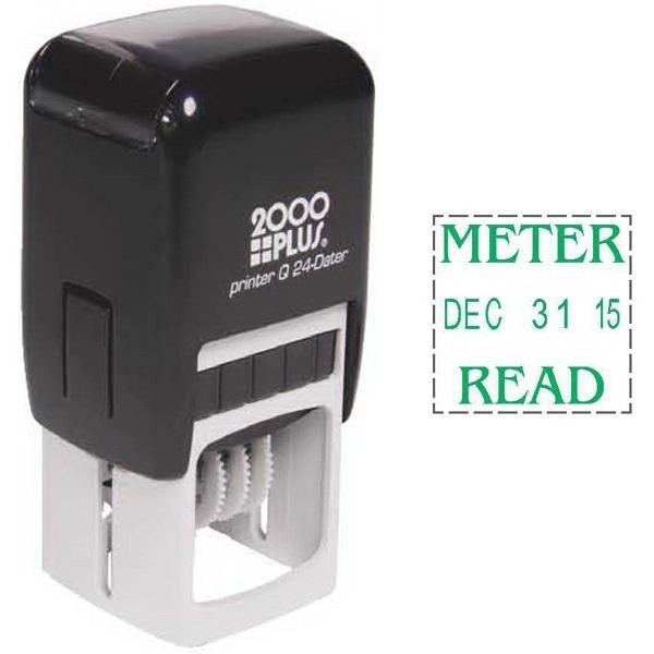 Custom self-inking light duty square date stamp.... from ASI 81500 Navitor Inc / Navitor Specialty Products