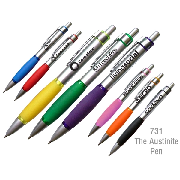 Fashionable Ballpoint Pen With Comfort Grip - Ready Inventory In New... from ASI 45100 Chulani Promotional Products, Inc / Competitive Edge Innovations/Chulani
