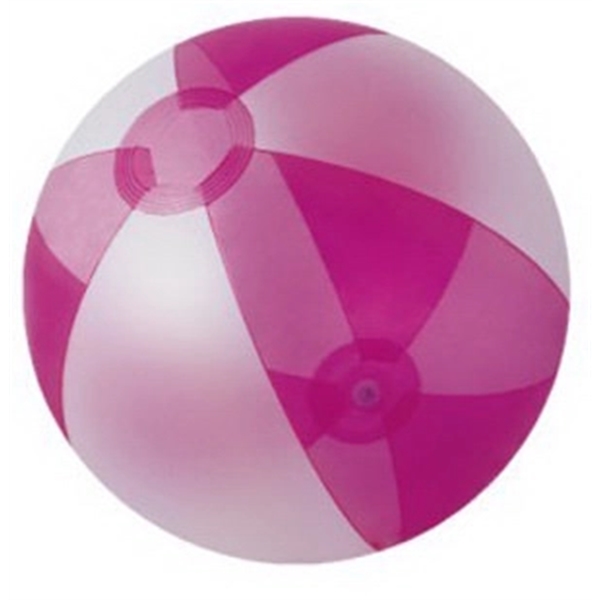 Inflatable opaque white and translucent color beach ball.... from ASI 31977 Adline Industries Inc