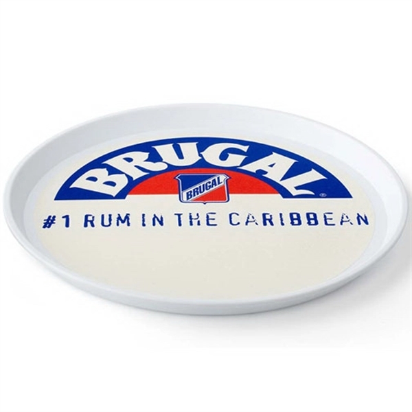 14" Round Serving Tray with Textured Finish and full color process... from ASI 79933 Prorose Inc / ProRose